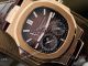 (PFF Factory) Swiss Best Replica Patek Philippe Nautilus Moonphase Watch Chocolate Dial (3)_th.jpg